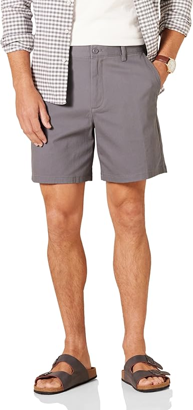 Amazon Essentials Men's Classic-Fit 7" Comfort Stretch Chino Short