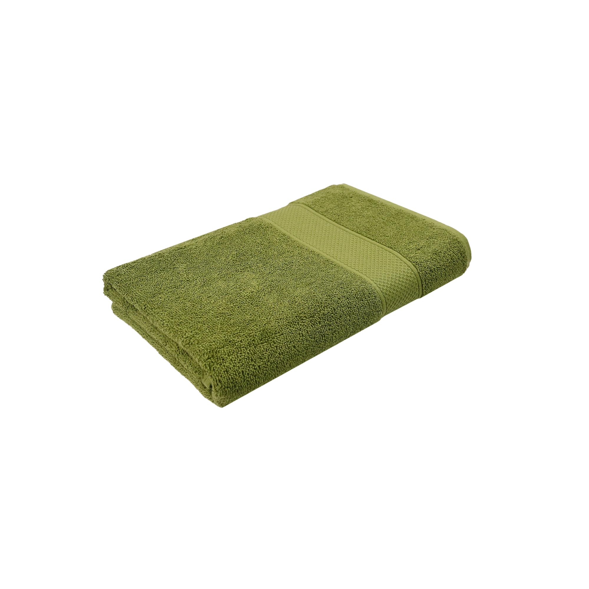 Trident 100% Cotton Towels for Bath | Towels for Bath Large Size | Trident Bath Towel - Soft & Absorbent | 450 GSM | 1 Piece Bath Towel for Men/Women | Urban Comfort | 70 cms x 140 cms - Olive