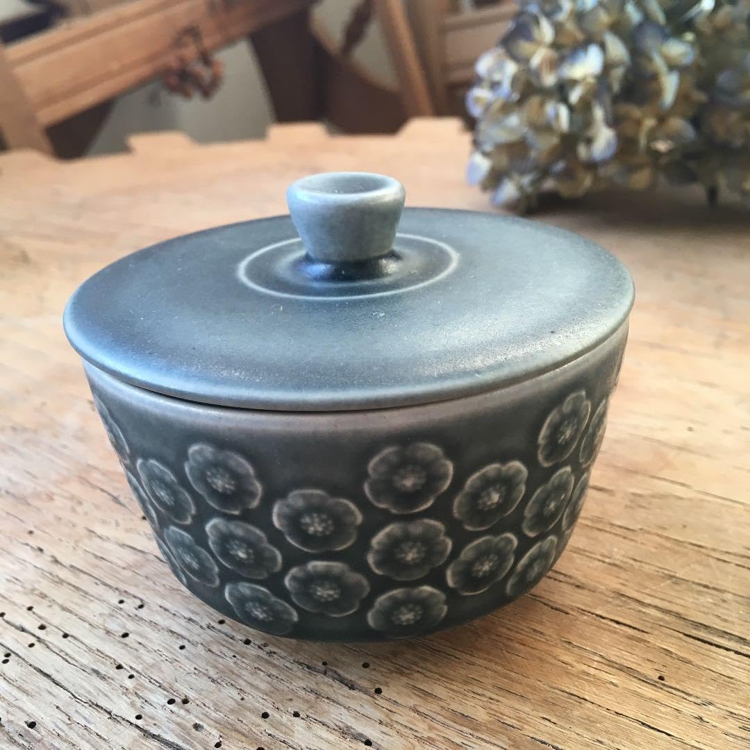 クイストゴー アズール ジャムポット シュガーポット 希少なブラウン色 クイストゴー アズール ジャムポット シュガーポット 希少なブラウン色