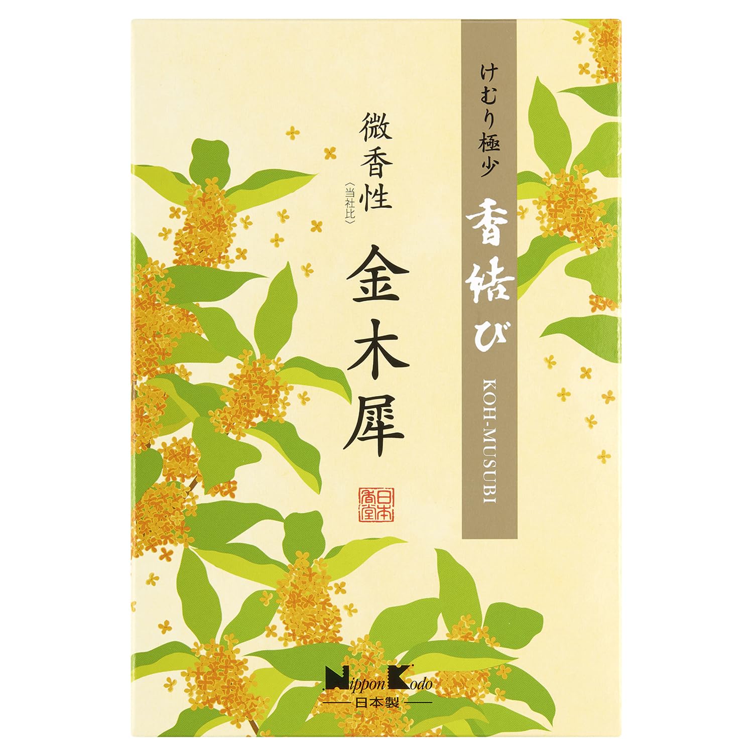 Nippon Kodo Omusubi Osmanthus Incense Large 7.8oz Japanese Incense Sticks