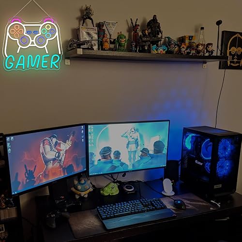 Miniatura 3 de Horseneon Letrero de neón con luces LED para decoración de pared para salas de juegos, configuraciones de deportes electrónicos y cuevas de