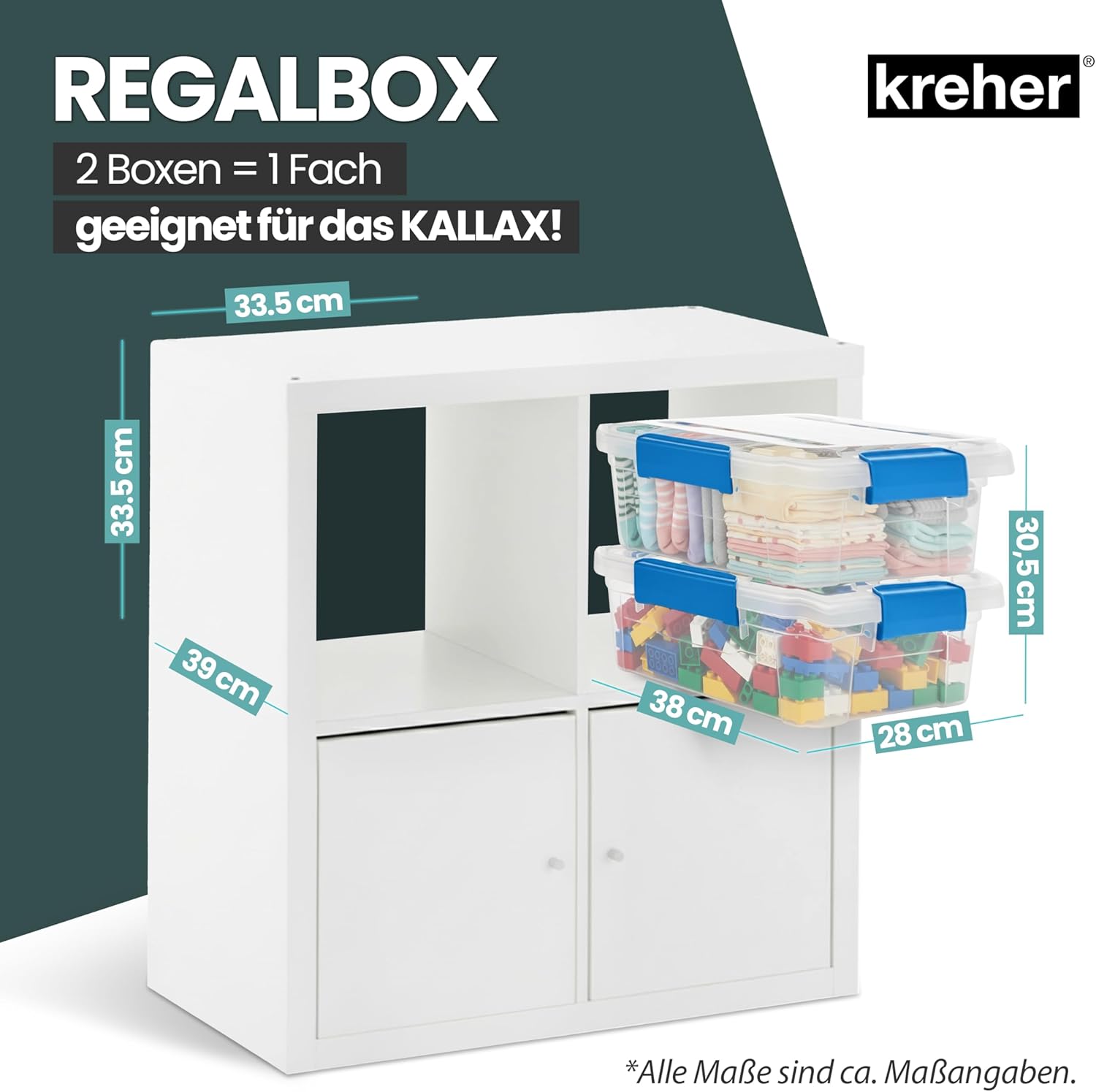 11.4 Litre Storage Box with Lid - Waterproof & Dustproof, Transparent & Stackable, BPA & Toxin-Free, Robust Plastic Box with Silicone Seal & 4 Clips (1, 11.4 Litres)