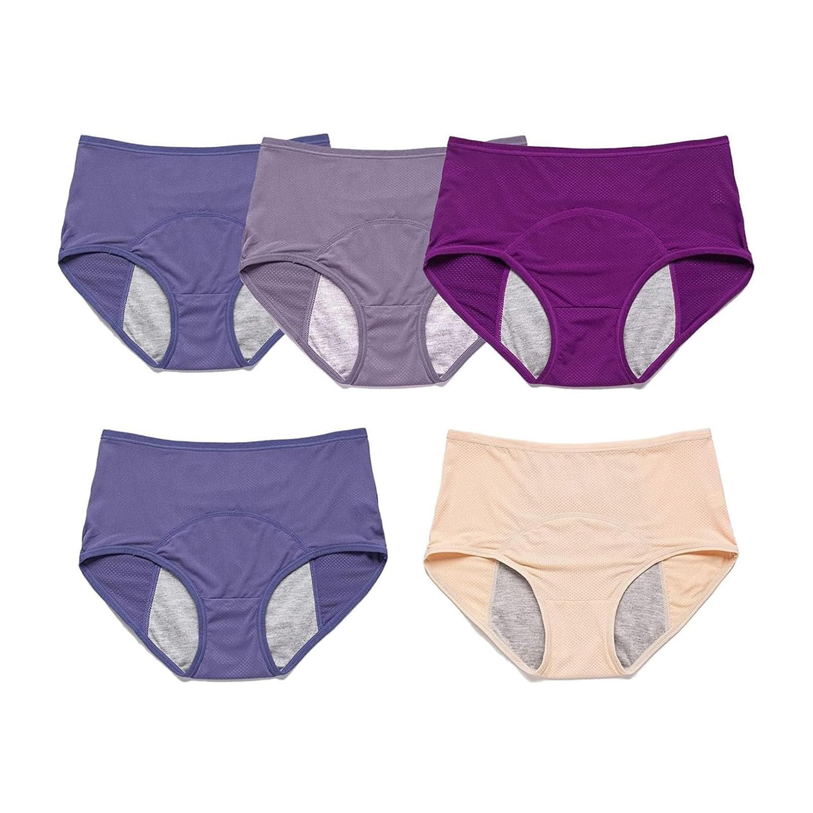 Ropa Interior de Mujer for Incontinencia, Bragas De Algodón Lavable para Incontinencia, Bragas Menstruales Mujer Período Protección Algodon Braguitas