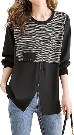 Women's V-Neck Button Down Sweater - Lai Meng Five Cats Long Sleeve Knit Top