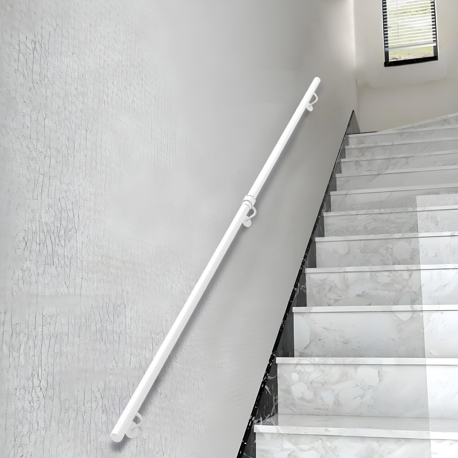 Main courante d'escalier kit complet pour sécuriser les marches intérieures et extérieures