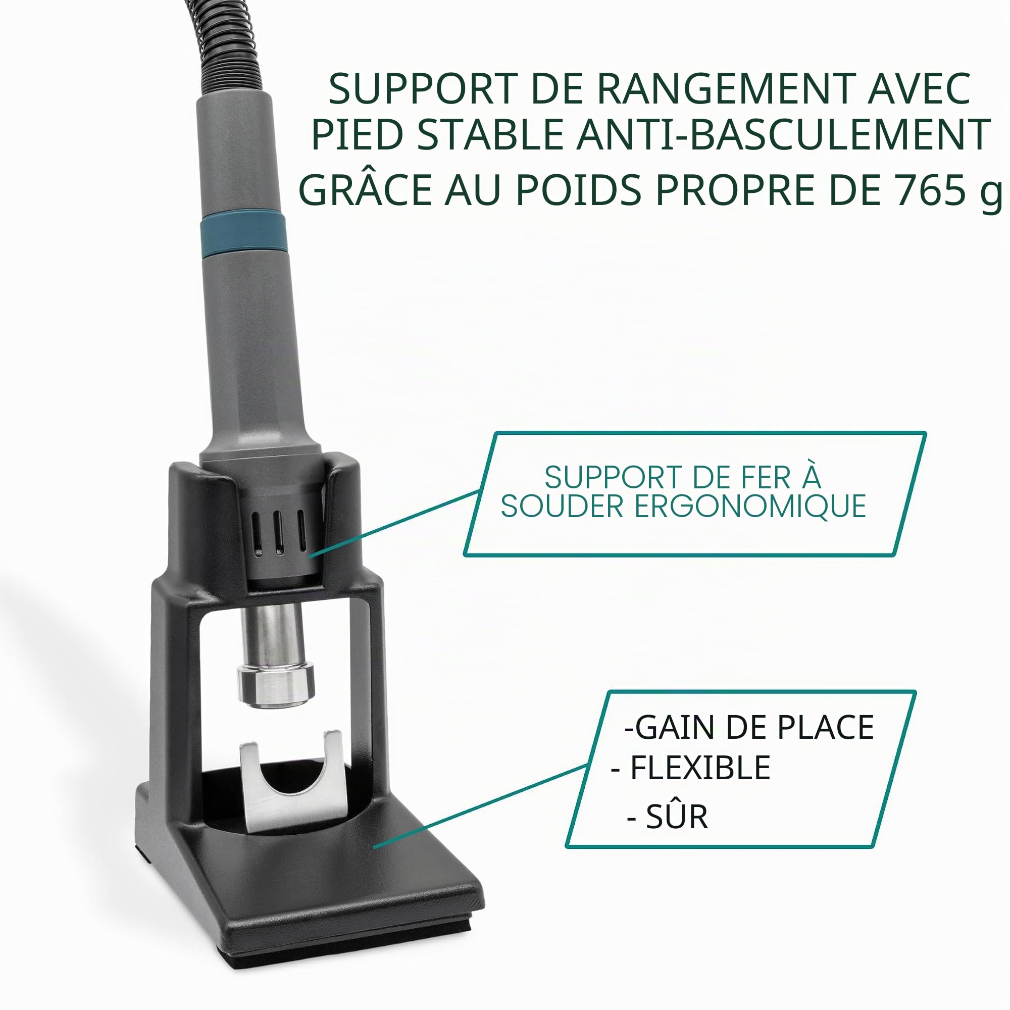 Quick 861DW Reworkstation à air Chaud, 230 V, 861 dW