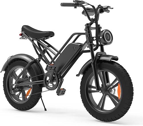 BFISPORT Bicicleta eléctrica para adultos bicicleta eléctrica de 750 W bicicleta eléctrica de 20 pulgadas bicicleta eléctrica de 30 MPH ciclomotor E