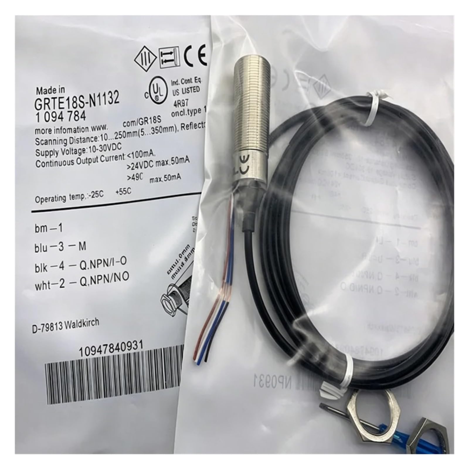 CXDFRSER 1pcs sensor GRTE18-P2412 GRTE18-N2412 GRTE18-P2432 GRTE18-N2432(GRTE18-N2432)