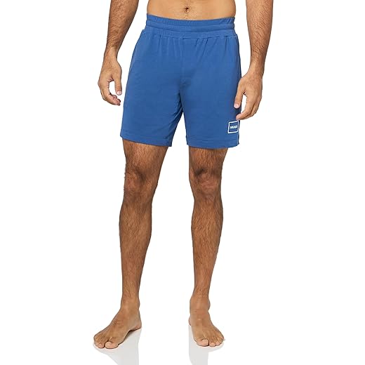 Short casual Logo Outline Cotton Blend Shorts HUGOMasculino