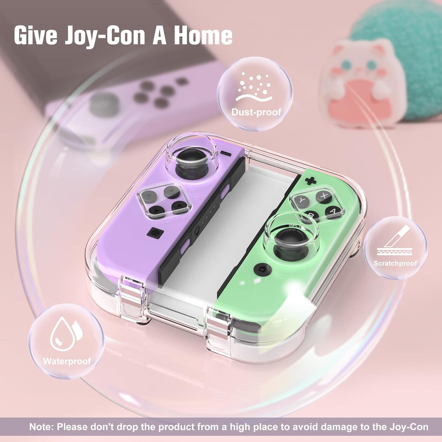Protective Box for Nintendo Switch Joy-Con Storage Case PC