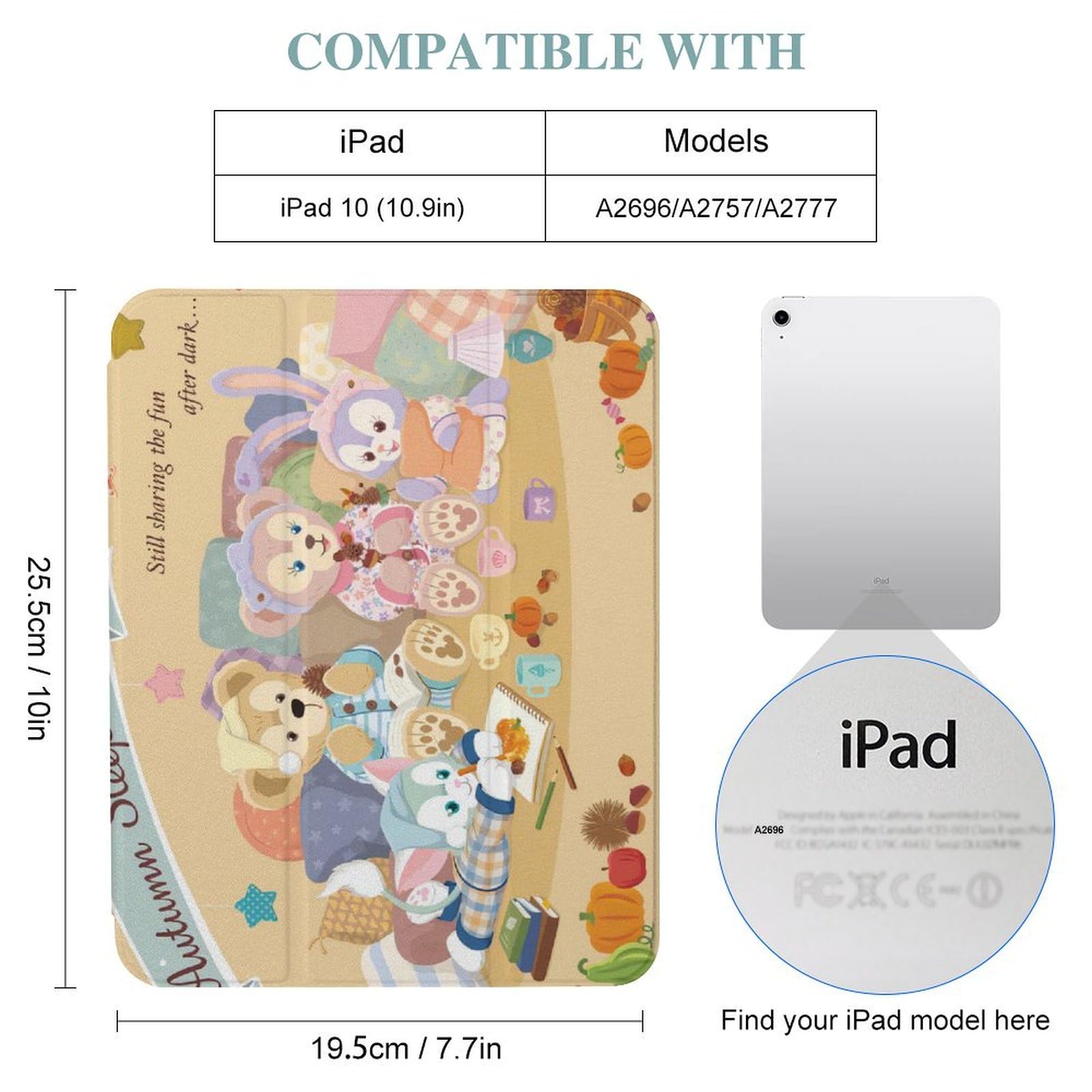 Amazon.co.jp: ダッフィーフレンズ シェリーメイ ジェラトーニ iPad 第
