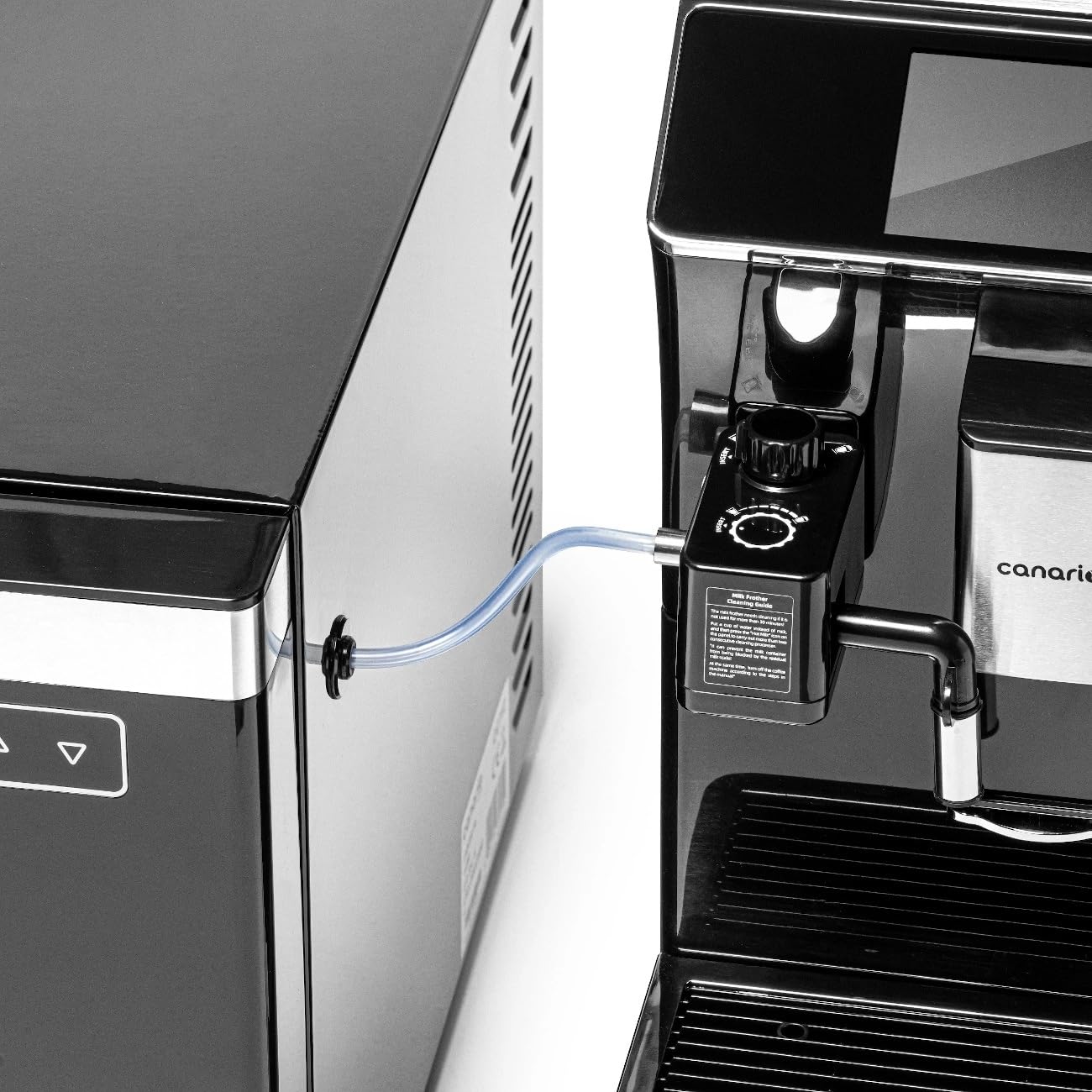Canario Cafe CC703 Cafetera Totalmente Automática, Cafetera Profesional, Pantalla Táctil, Espumador de Leche Automático, Bebidas Programables, para Bares, Restaurantes y Oficinas