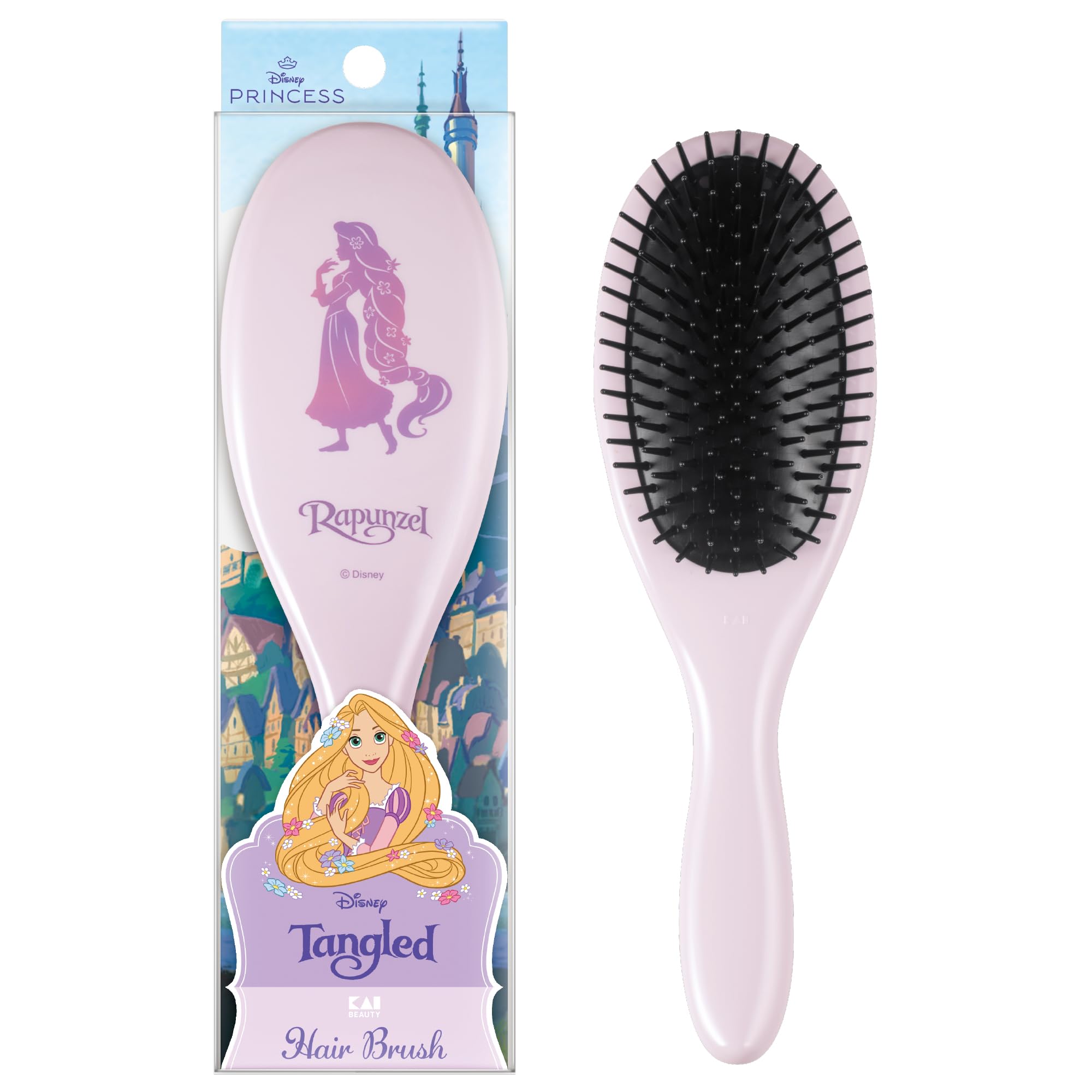 Amazon | 貝印 ヘアブラシ ディズニープリンセス ラプンツェル