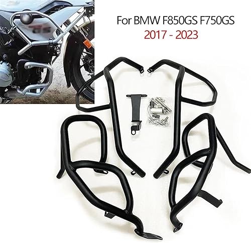 Miniatura 4 de Barra de choque de motocicleta para BMW F 750 850 GS 2017-2023 Protector de marco de carrocería superior inferior de motocicleta (color juego