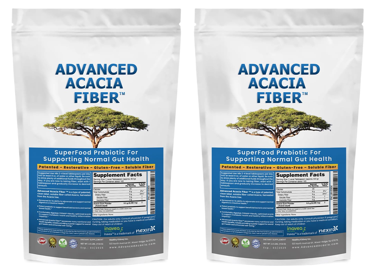 Advanced Acacia Fiber Powder 5 Ibs
