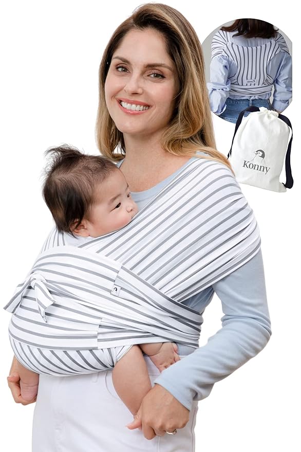 Konny Baby Carrier Elastech Luxury Carrier Wrap, Easy to