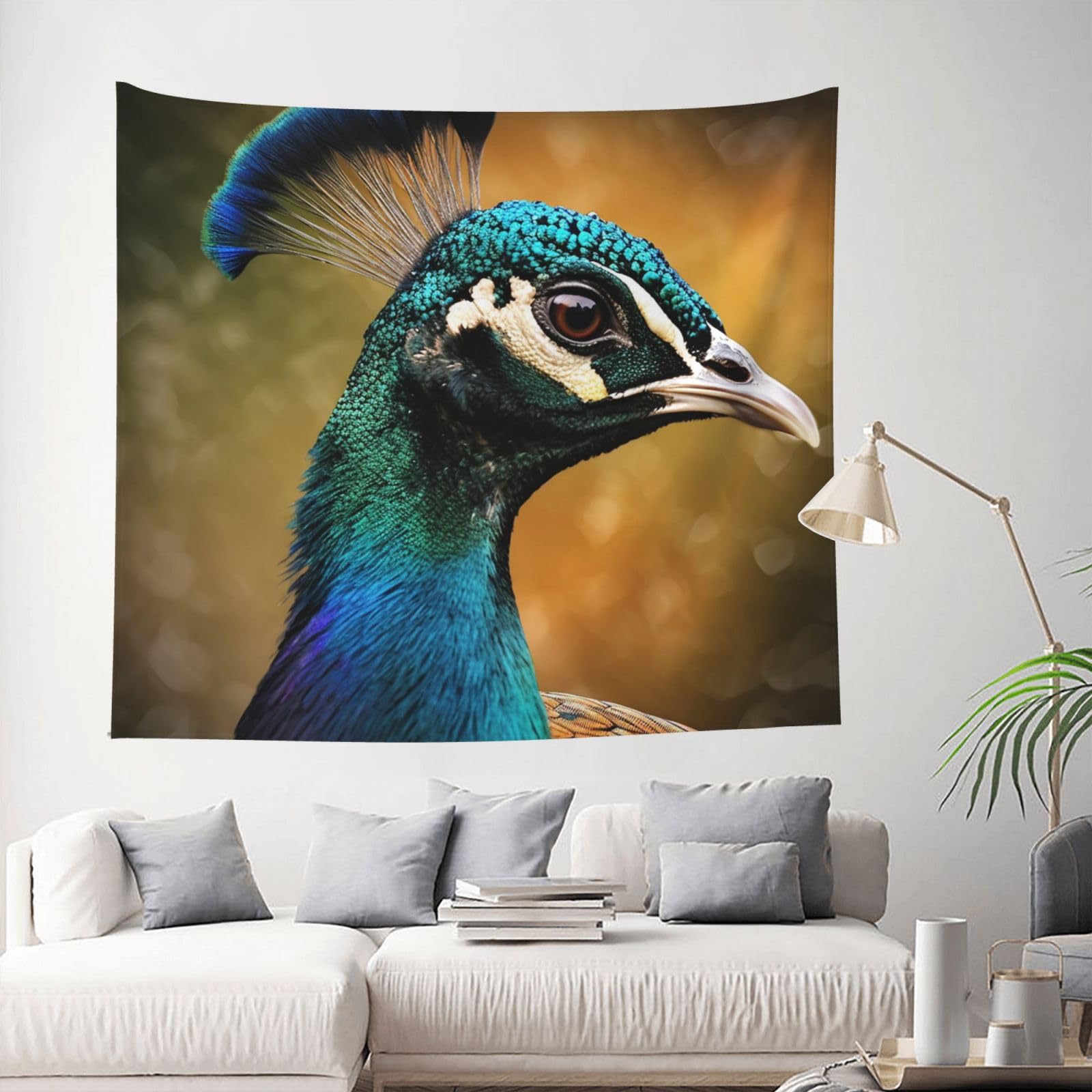 MXDLKSWPOH Tapestry 152x130 cm Art Wall Hanging for Living Room Modern Soft Aesthetic Tapestries Poster Feathered Animals Tapestry Home Decoration Large Wall Tapestries for Bedroom Dorm Decor