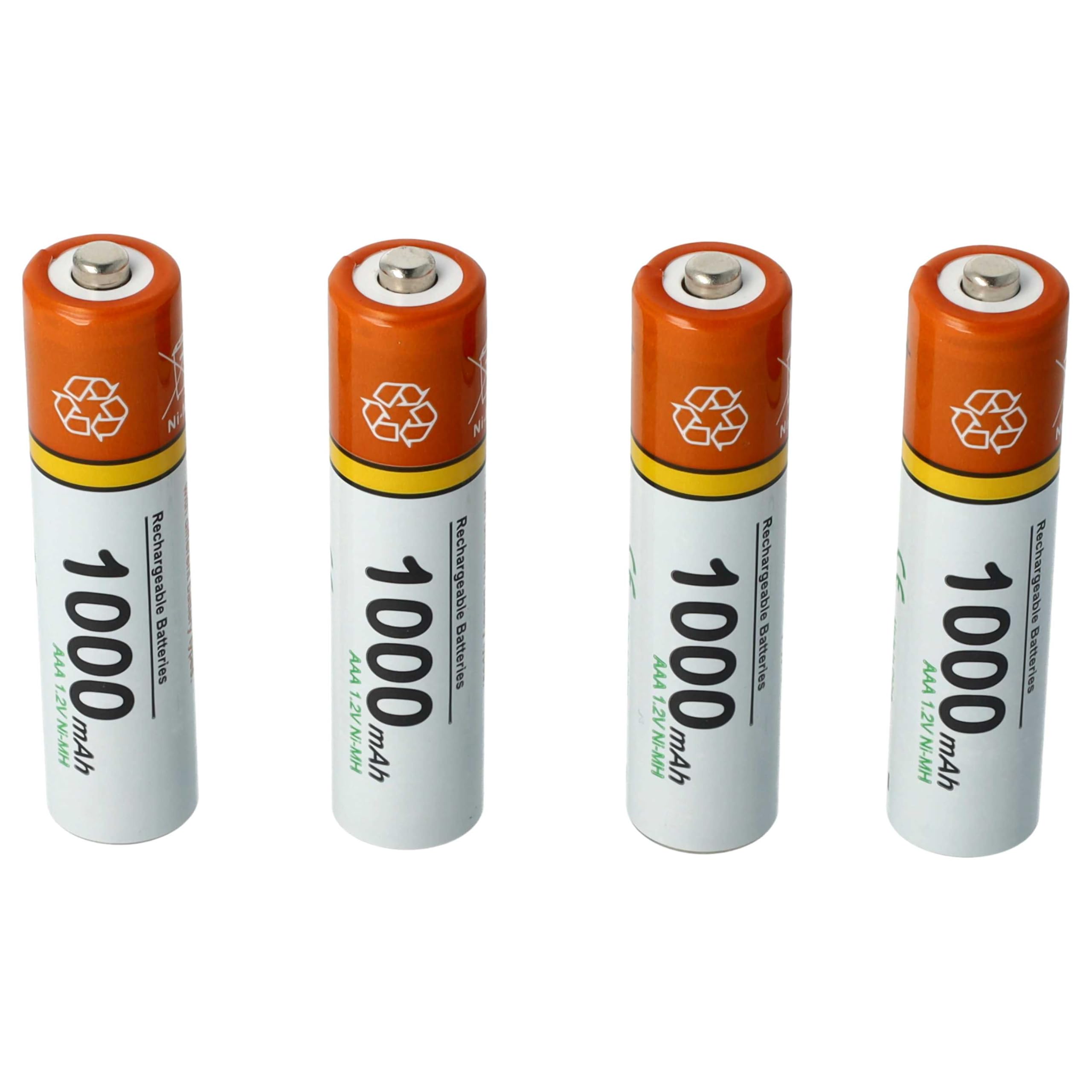 vhbw 20x Batterie AAA Micro Compatible avec Samsung Gigaset CX610 ISDN