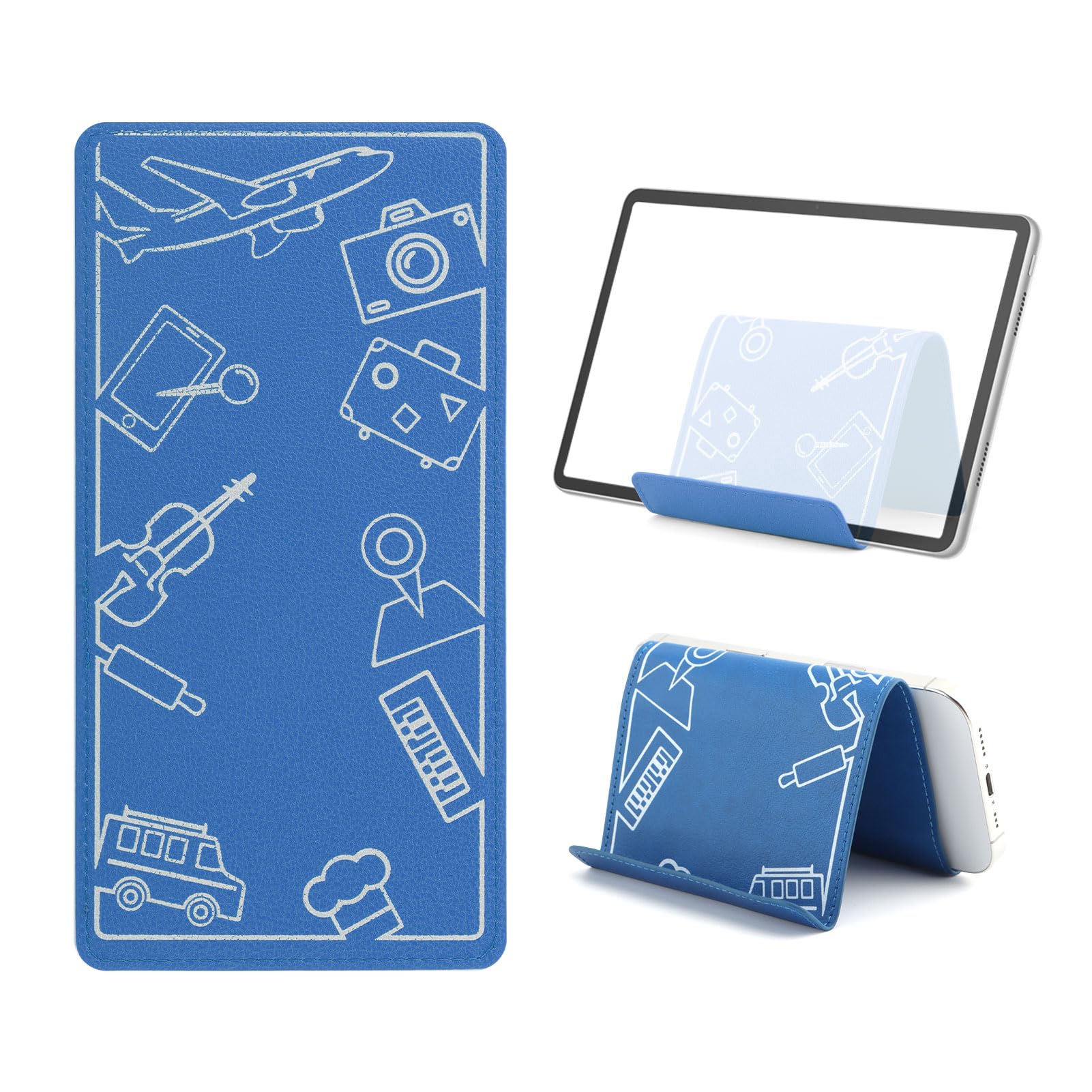 Ranjaner Airplane Phone Holder Flexible Flight Cell Phone Holder and Flexible Tablet Stand Airplane Travel Essential Accessories for Most Smartphones,