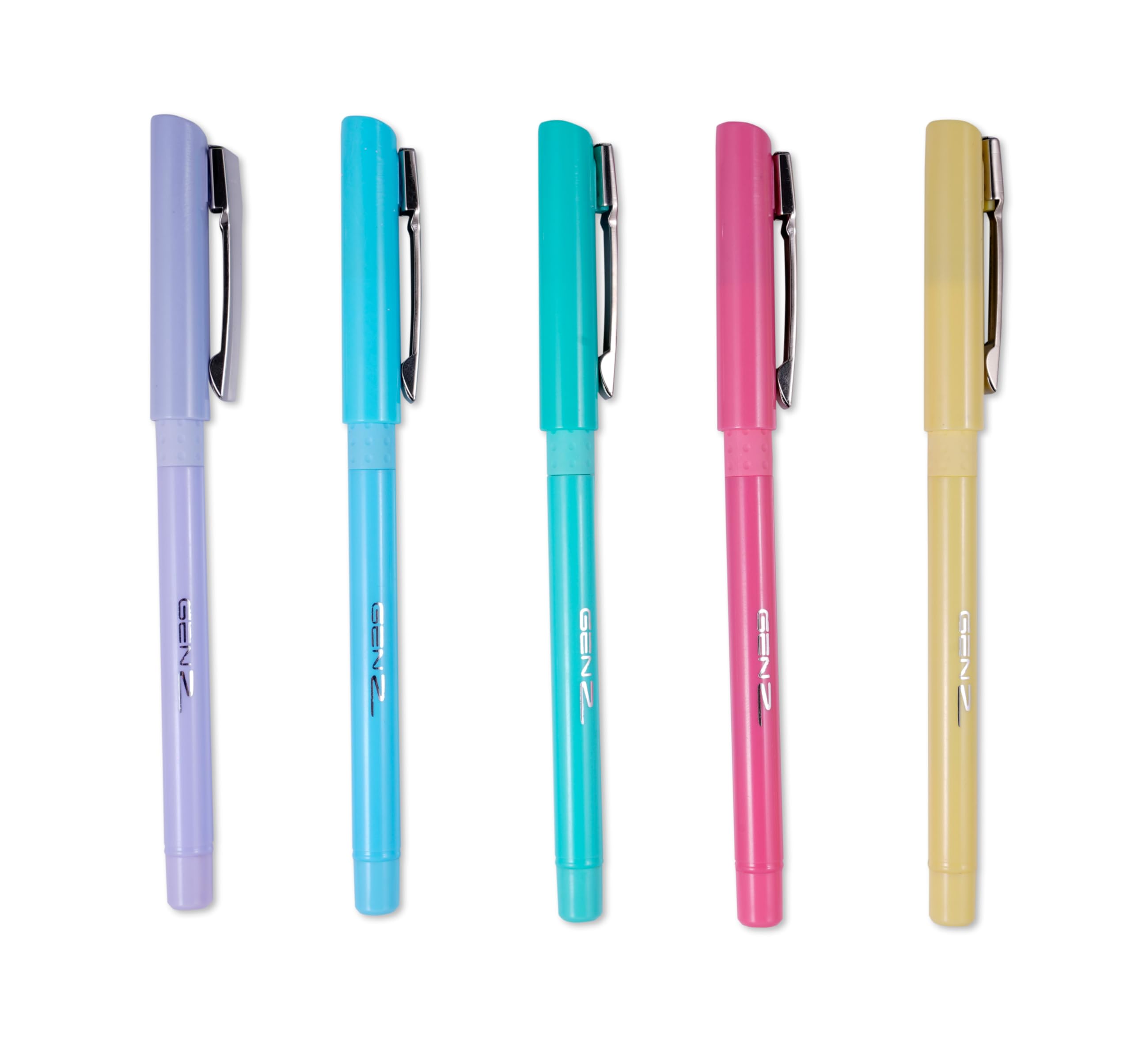 Apsara Genz Ball Pen | Smooth & Long Writing & Comfortable Grip | Attractive Body Colures & Look | Ink Blue- 0.7 MM Tip |Pens use for School & College Students and Professionals | 10 Pcs Pack 1