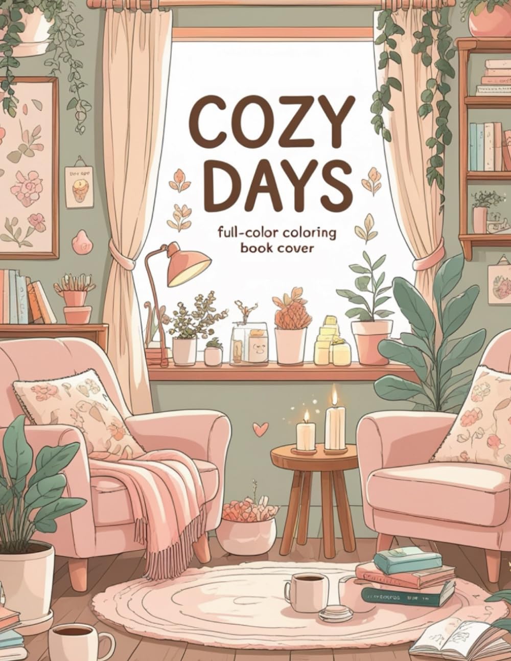 Cozy Days: A Gentle Coloring Book