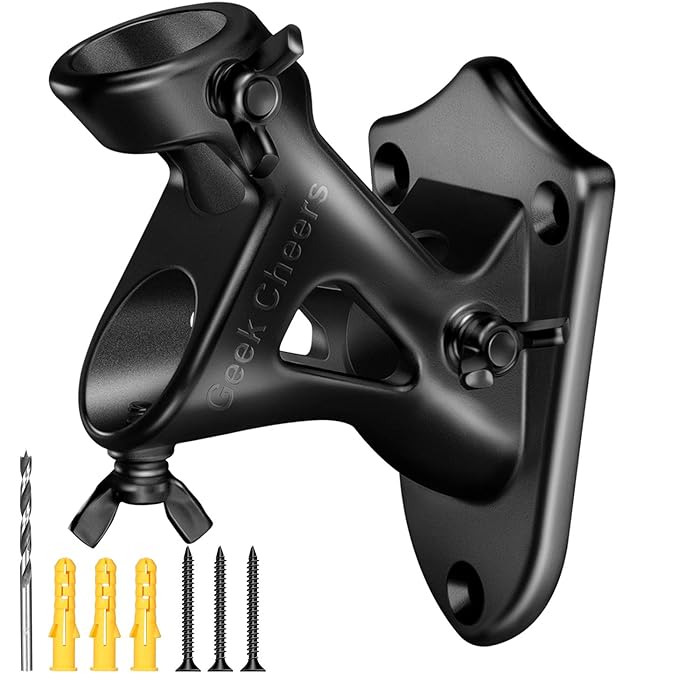 Buy Geek Cheers Heavy Duty Flag Pole Holder Stainless Steel, Flag Pole