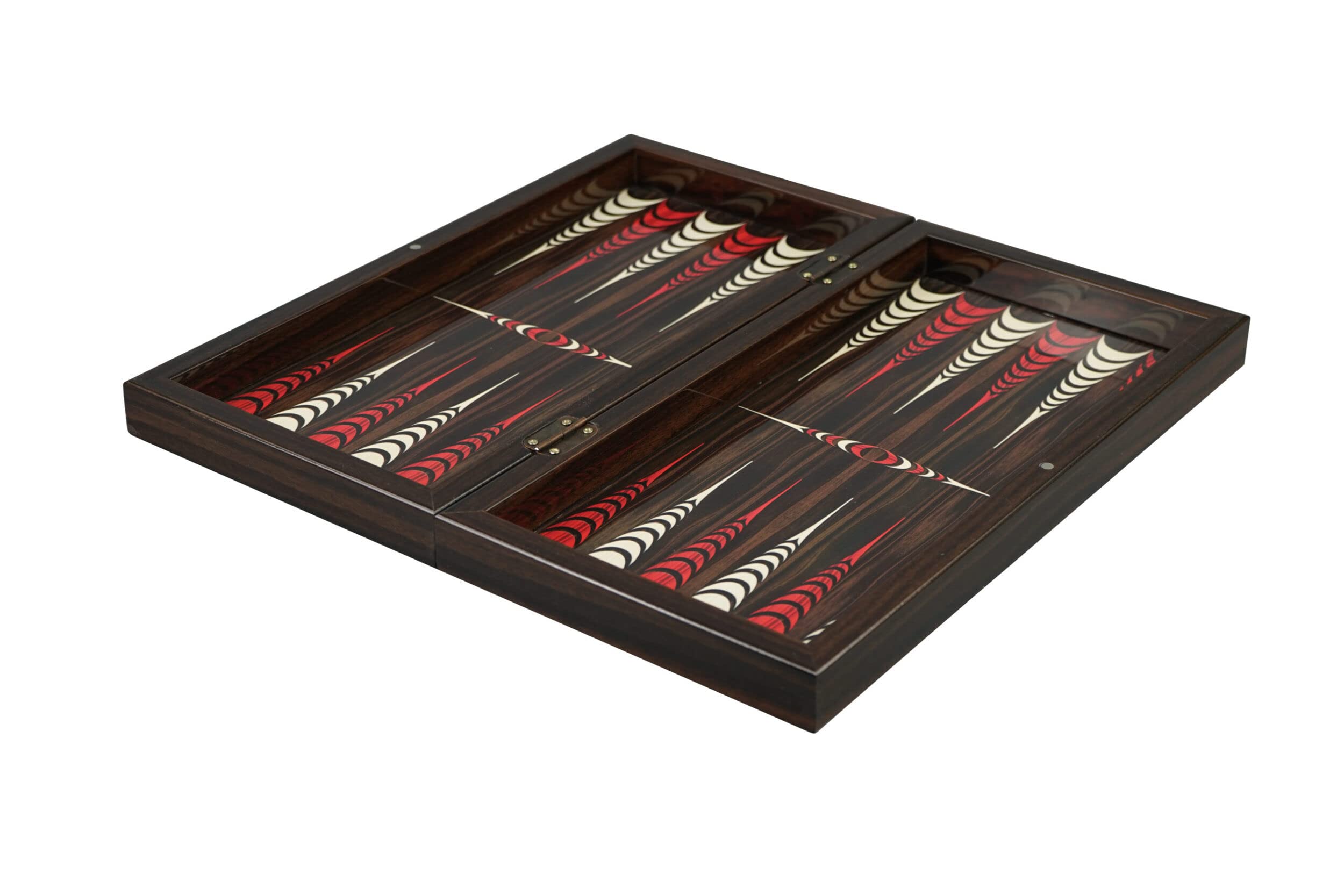 Wooden Backgammon Set Walnut- 20"