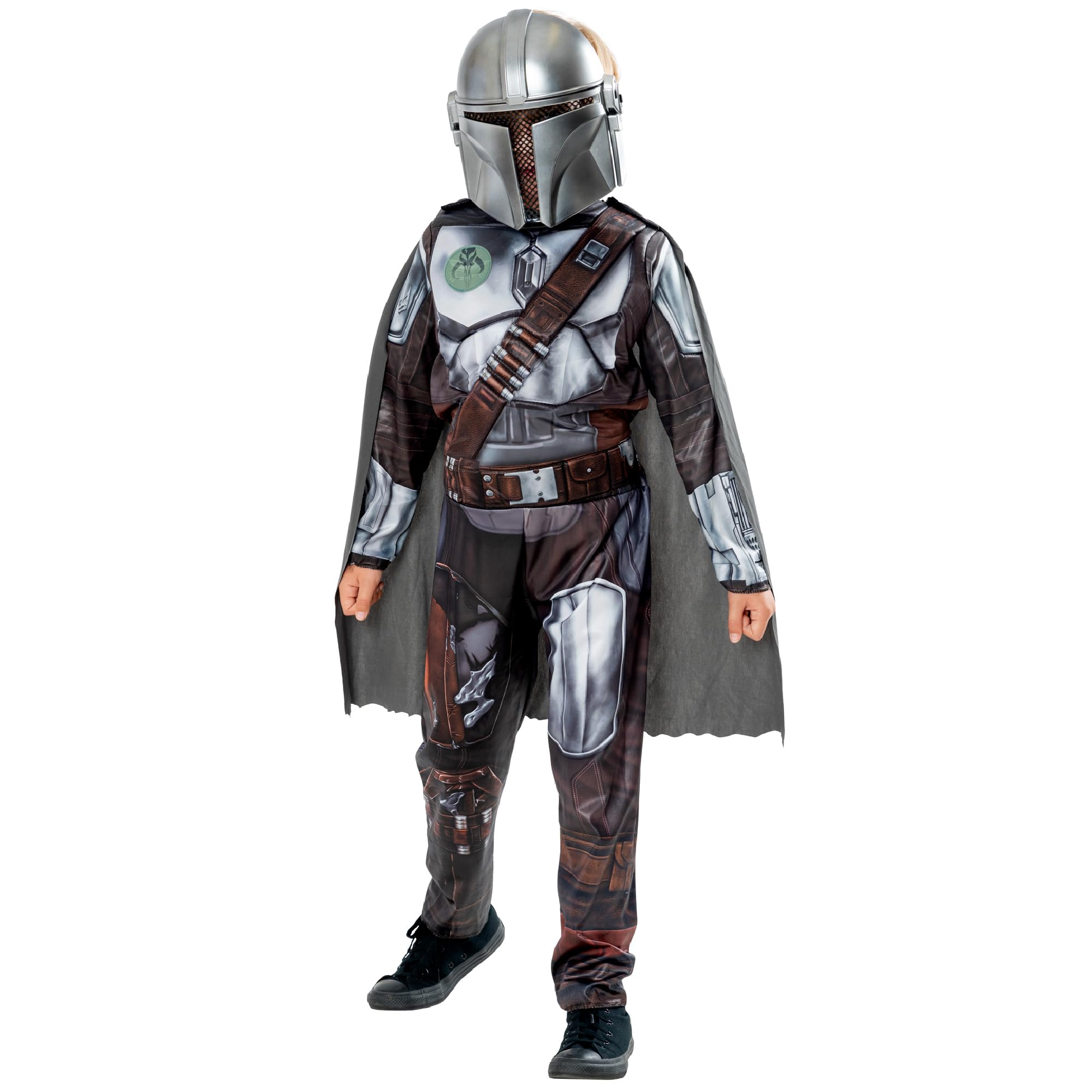 Rubie's Official Disney Star Wars The Mandalorian Kids Costume, Childs Fancy Dress, Size Medium Age 8-10 Years, Height 127-136cm