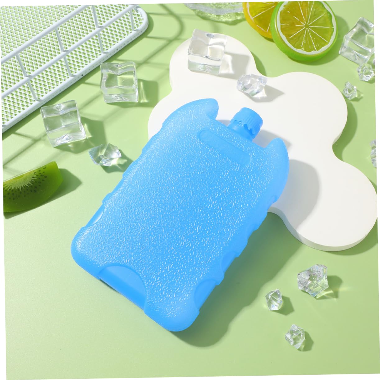 BESPORTBLE Lot De 5 Packs De Glace Réutilisables en Caoutchouc Sûr pour Le Transport Restaurant (6 Pièces X 5)