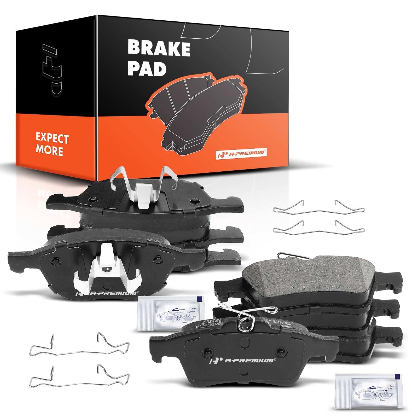 A-Premium H1770 Front and Rear Ceramic Brake Pads