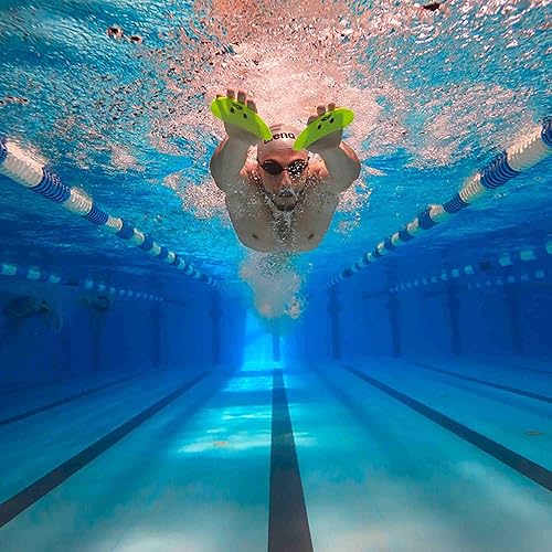 Miniatura 3 de Arena Pala de natación unisex para adultos Elite Finger para entrenamiento de natación, equipo de piscina para hombres y mujeres