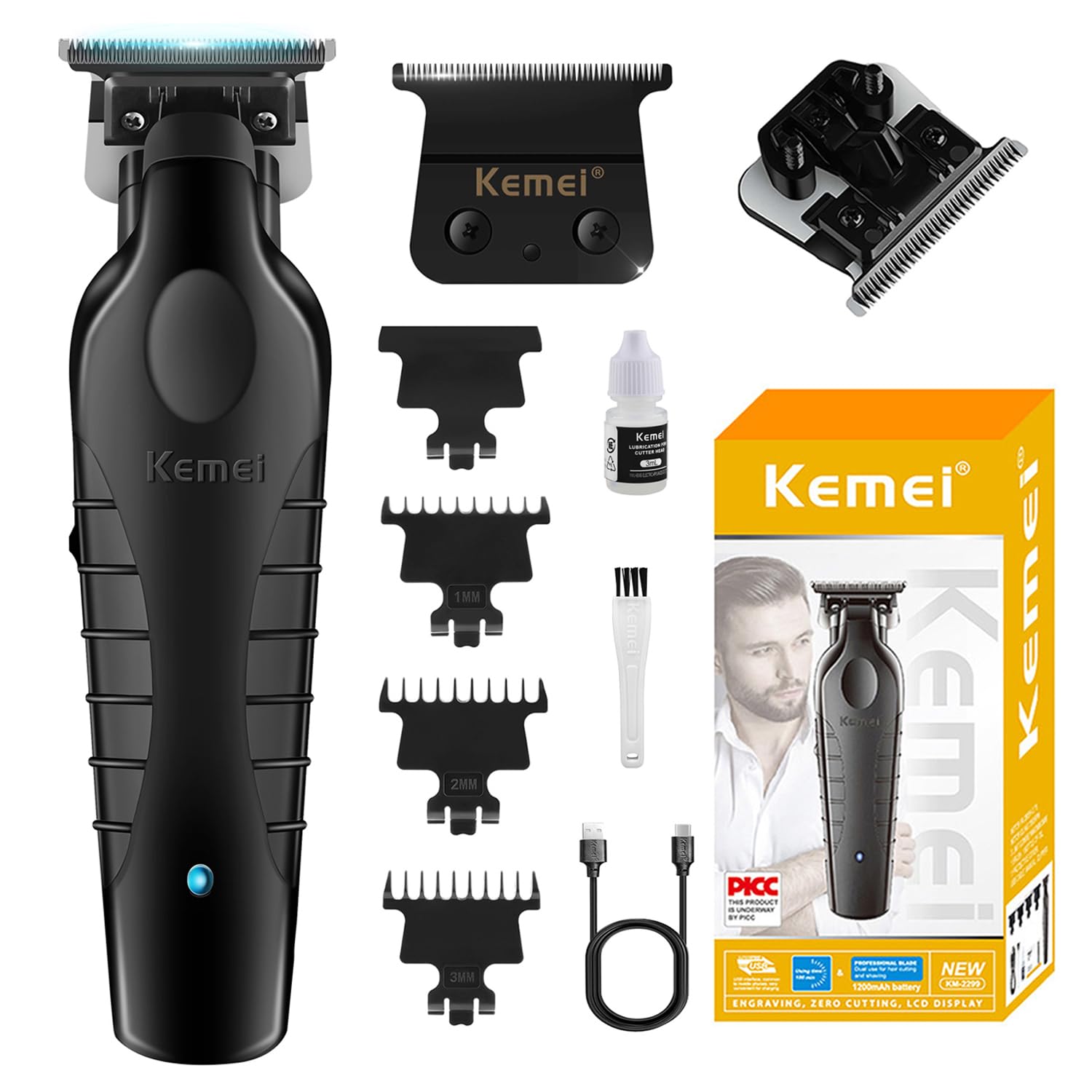Amazon.com: KEMEI KM-2299 Professional Hair Trimmer for Men
