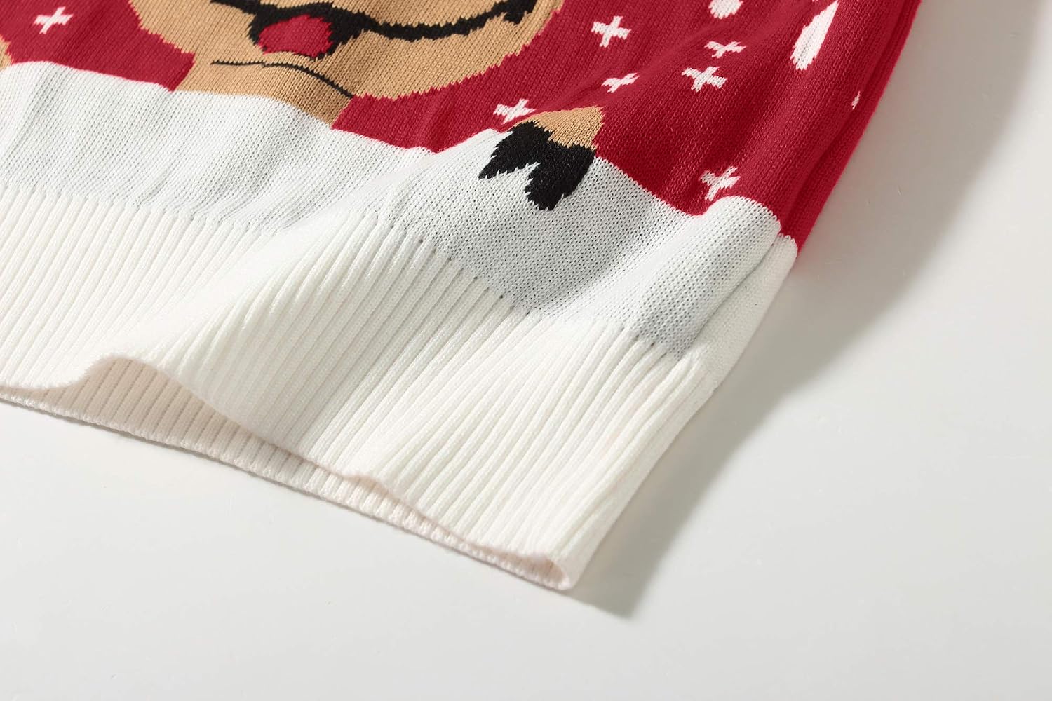 Camii Mia-Youth-Big-Boys-Ugly-Christmas-Sweater-Funny Holiday Sweater Reindeer Pullover Knitted Cute Lightweight