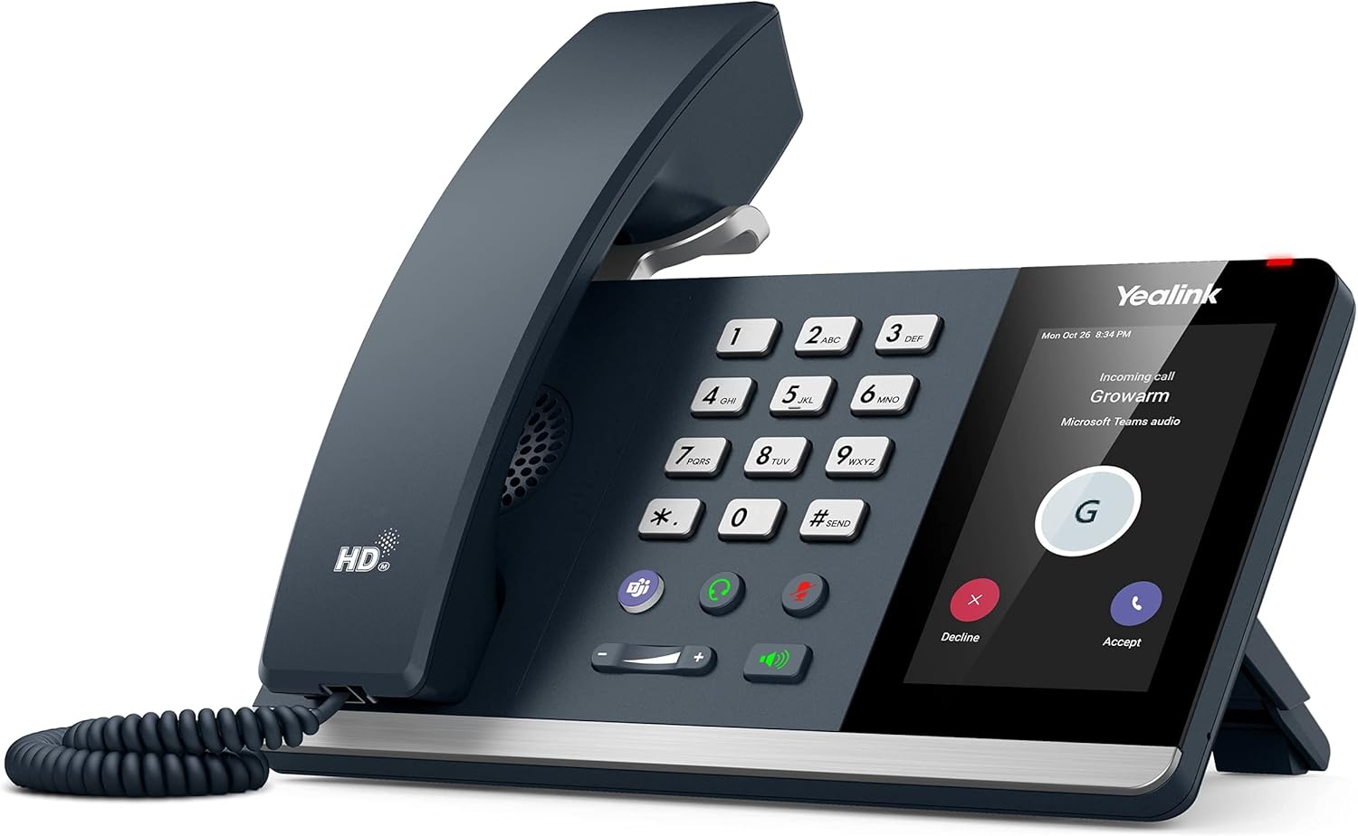 Yealink MP54-TEAMS Cost-Effective IP Phone for Teams (Renewed)
