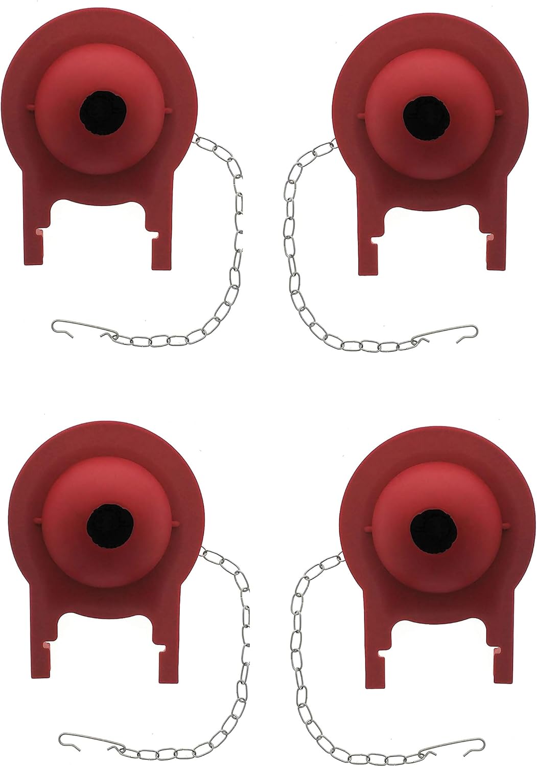 Essential Values 3-Inch Toto Toilet Flapper Replacement - Rubber Toilet Tank Flapper with Chain and Hook, Aftermarket Toilet Flapper for G-Max, Thu499s, Thu331s, Thu175s & 2021bp Toto Toilet Models - - 