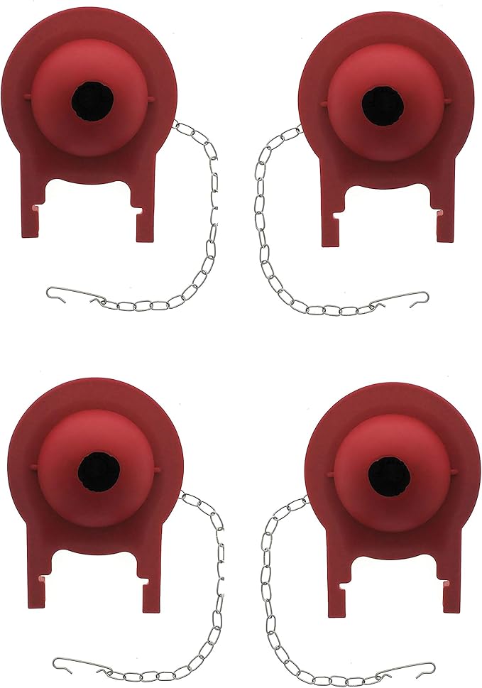 4 PACK Toto Toilet Flapper Replacement, 3" Flapper For GMax, THU499S