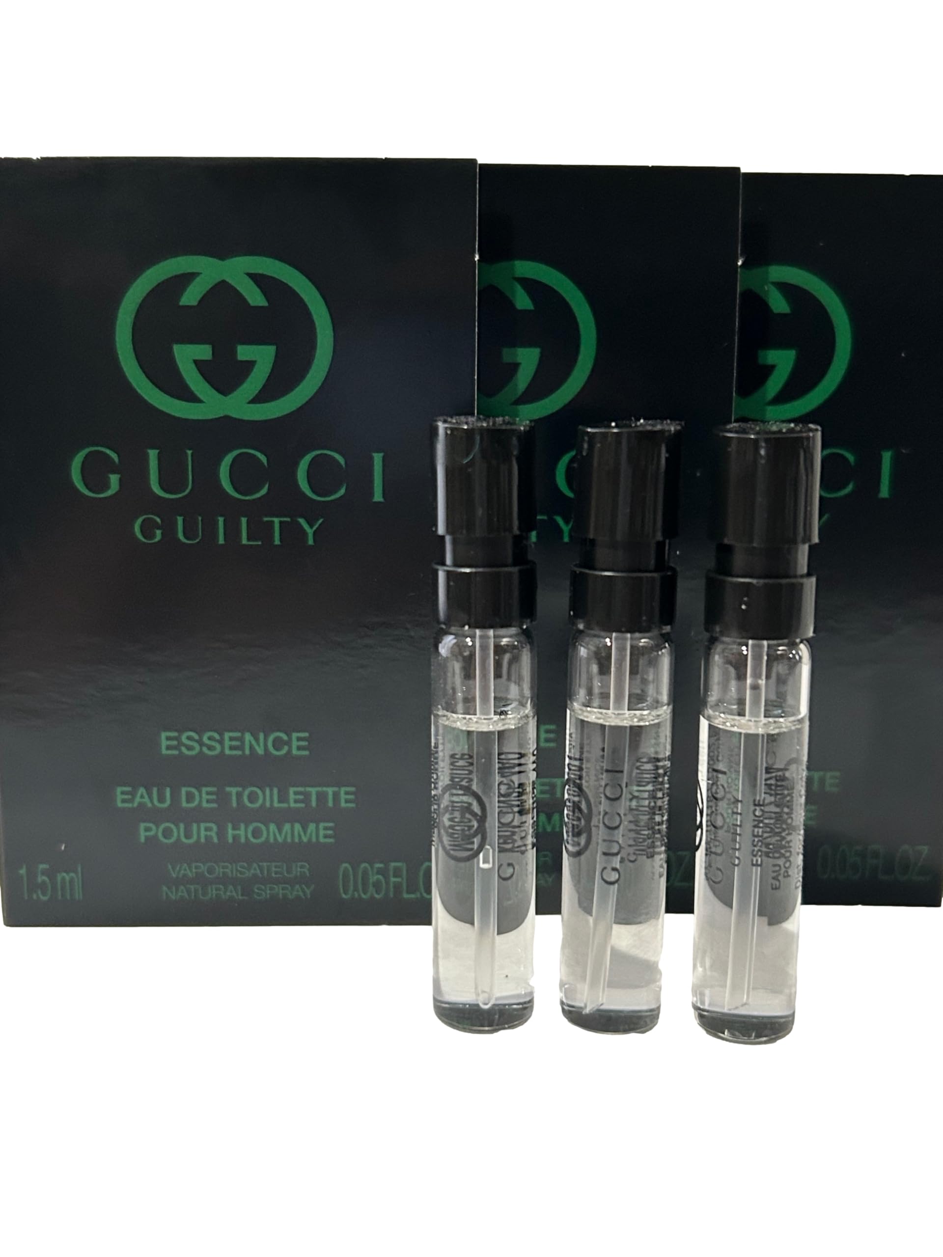 Amazon.com : Gucci Guilty ESSENCE Sample Perfume Men EDT Spray