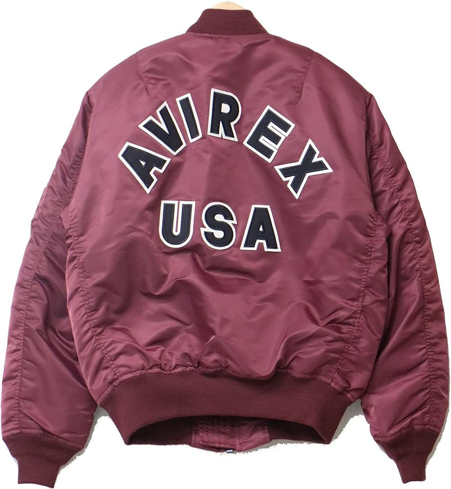 AVIREX アビレックス MA-1ジャケット コマーシャル ロゴ M AVIREX アビレックス MA-1 アヴィレックス ma1 コマーシャルロゴ