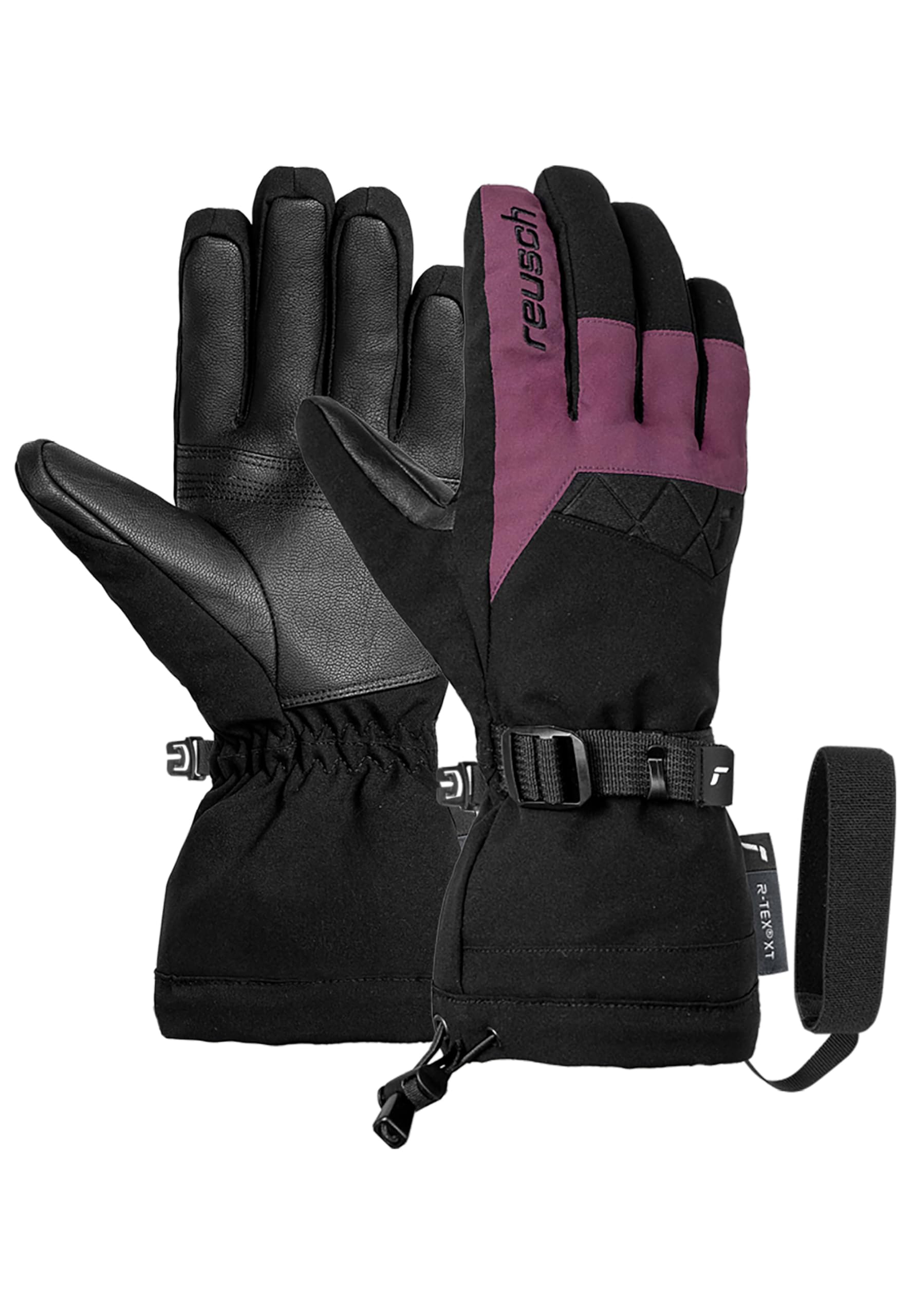 Reusch Couloir R-TEX XT Skihandschuhe Unisex – wasserdicht, Winddicht, atmungsaktiv, R-LOFT Isolation, veganes Leder, Softshell, MicroActive-Futter, Powder Cuff, Comfort Leash, für Damen & Herren