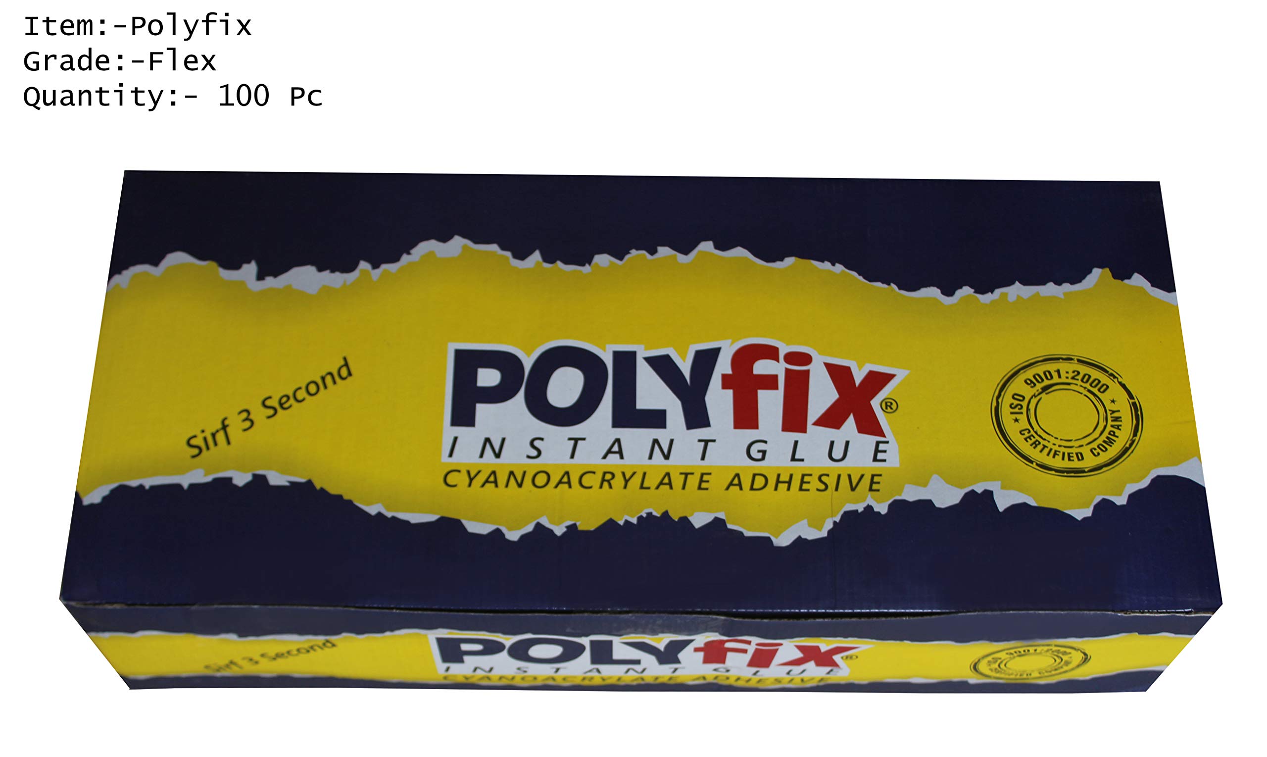 POLYFIX Super Glue Bond For Flex (Cyanoacrylate Adhesive) (20 gm 100Pc Box) Buy Online in India