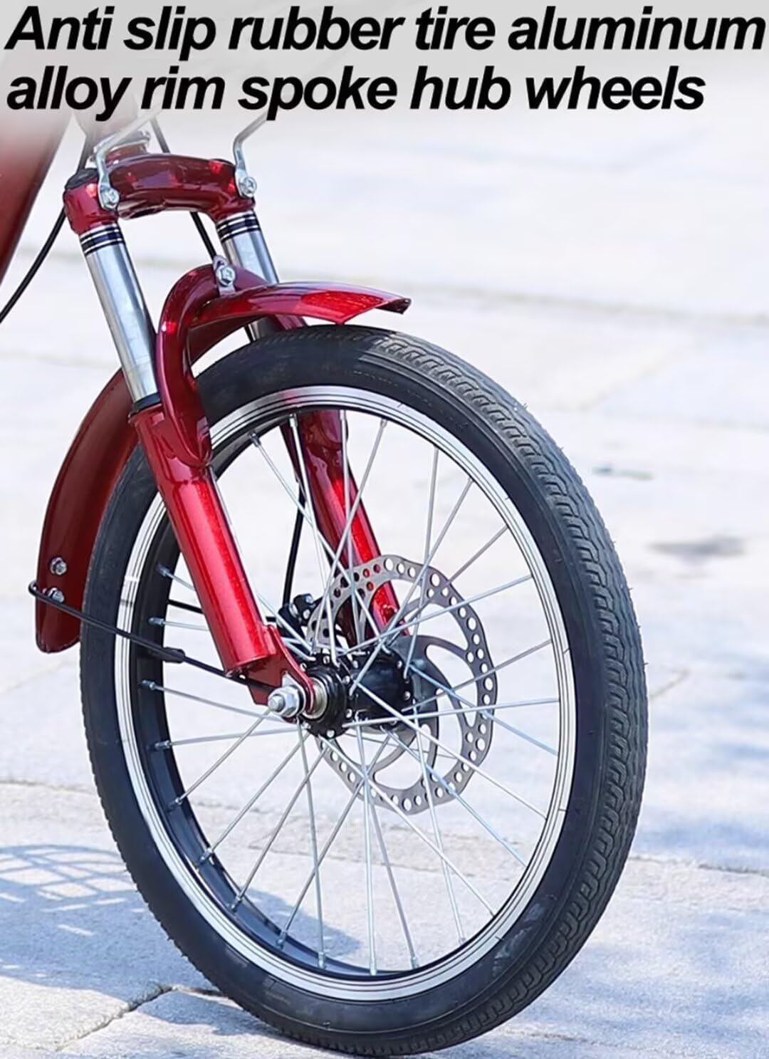 Tricycle for Adults,Elderly,Enlarged Seats,Shopping carts,Folding 3 Wheels Bicycle,Rickshaw Tricycle with Pedals,Cruiser Trike with Hydraulic Front Fork,Front Wheel disc Brake, grey blue-18inch