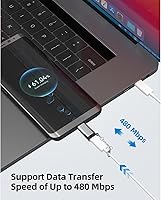 Vista 7 de ARKTEK Adaptador USB C a Lightning – Transferencia de datos de carga rápida OTG – Adaptador USB tipo C compatible con iPhone 16 15 Series, Galaxy