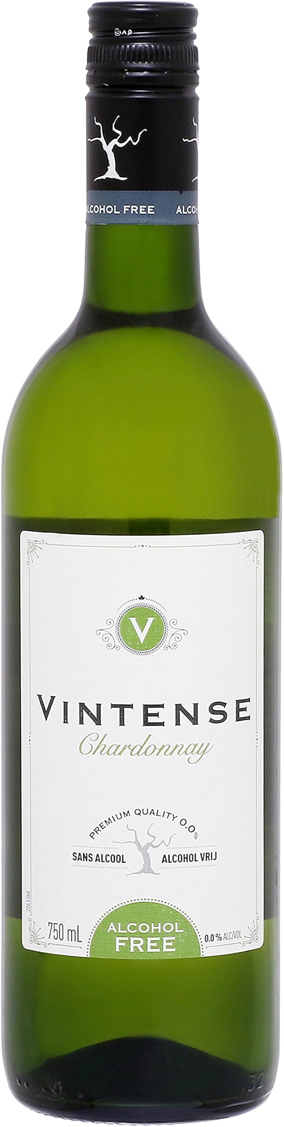 Amazon Co Jp ノンアルコール ワイン ヴィンテンス Vintense シャルドネ 白 750ml １本 食品 飲料 お酒