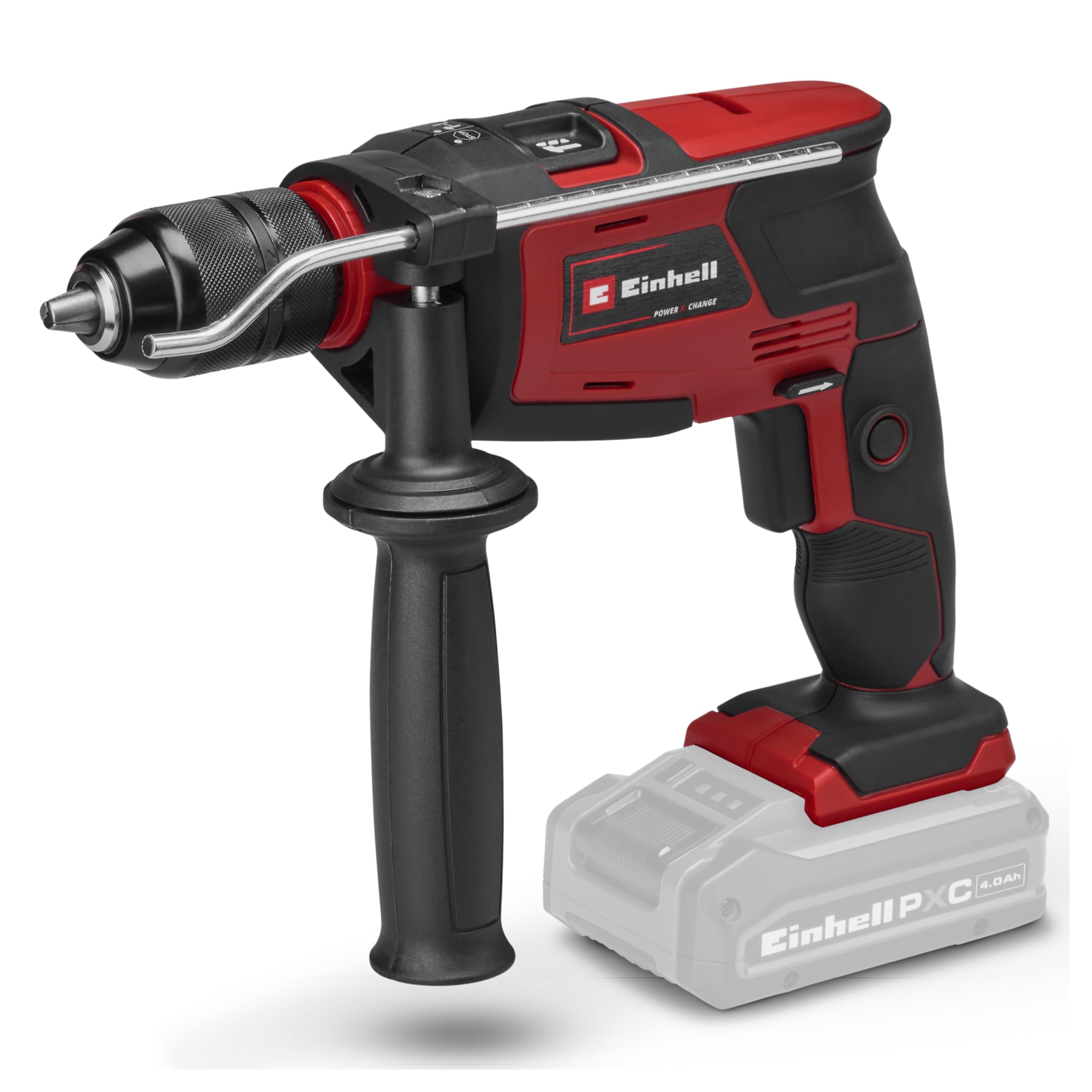 Einhell Akku-Schlagbohrmaschine TE-ID 18 Li-Solo Power X-Change (Li-Ion, 18 V, Bohr- und Schlagbohrfunktion, 13 mm max. Bohrleistung Beton, 13 mm Schnellspannbohrfutter, ohne Akku und Ladegerät)