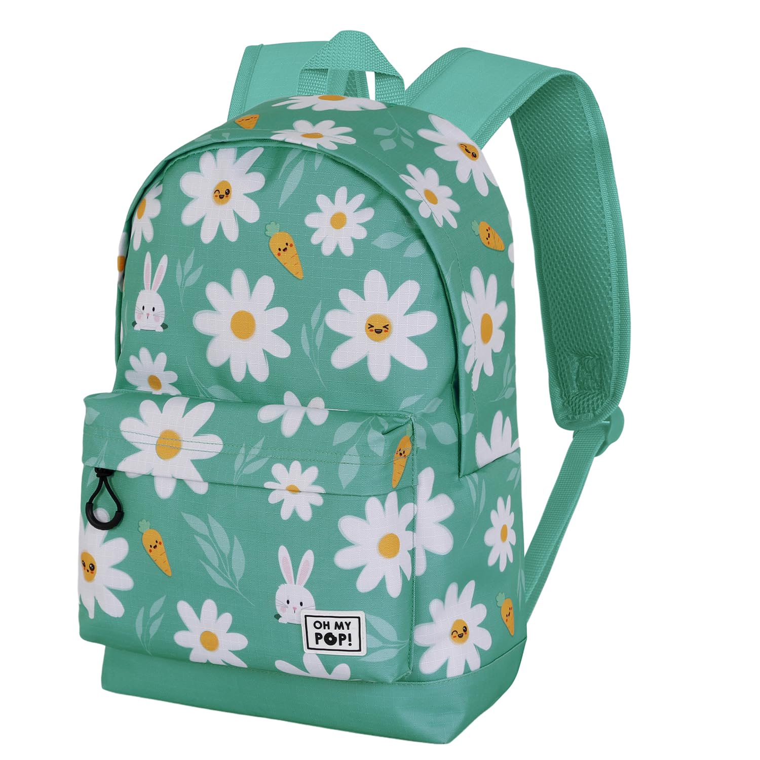 Oh My Pop! Blooming-Fan HS Backpack 2.2, Turquoise, 31 x 44 cm, Capacity 24 L