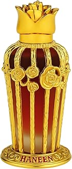 Al Haramain Haneen Perfume Oil 25ml | Luxury Unisex Arabian Fragrance | Long-Lasting Alcohol-Free Attar | Warm Oriental Floral, Woody, Amber &Musk Scent | Premium Concentrated Perfume Oil