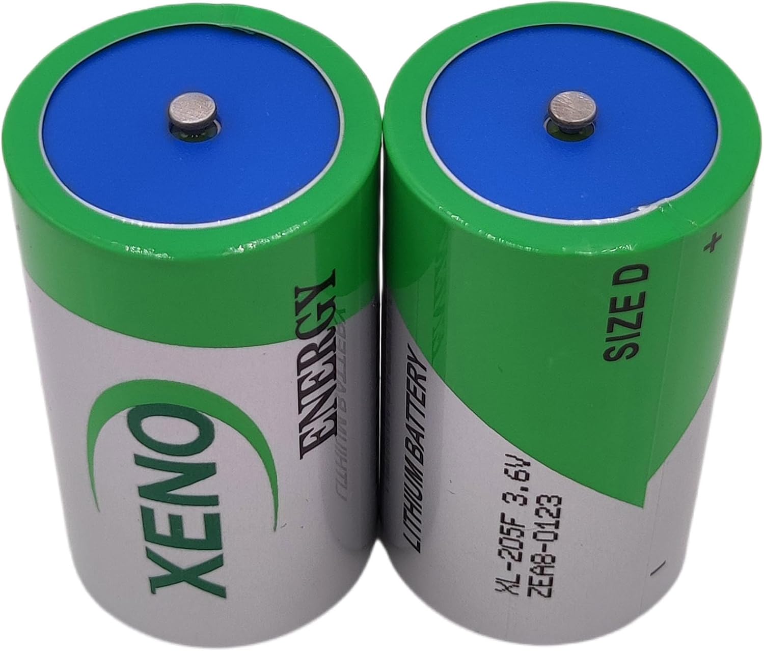 (20-Pack) XL-205F D 3.6V Non-Rechargeable Lithium Battery 19000mAh for Xeno Energy 3.6V Lithium Battery XL-205F, Green