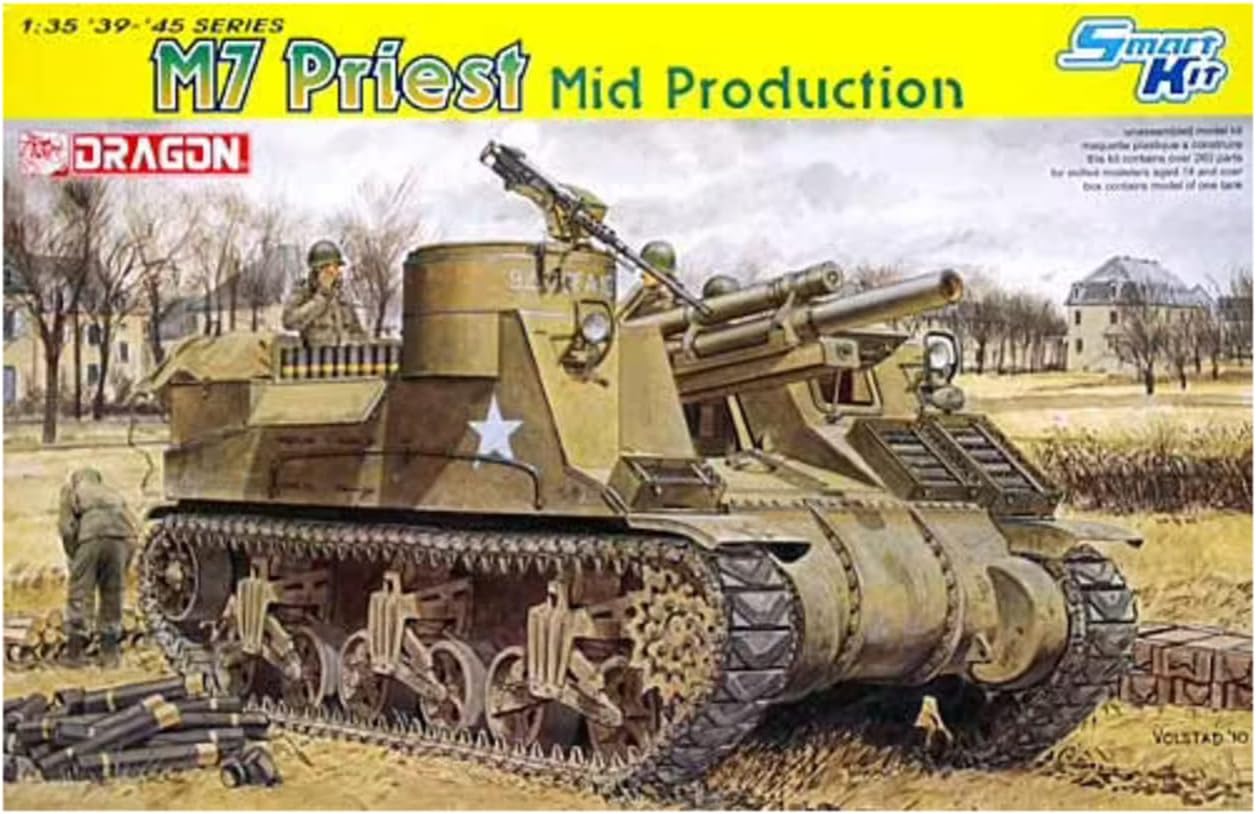 Dragon Models 1/35 M7 Priest Mid-Production Smart Kit