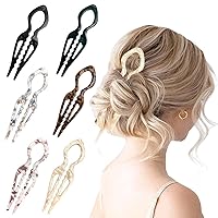 Vista 10 de Prestige Pinza de pelo para mujer, pinzas de pelo para la mayoría del cabello, elegantes pinzas de pelo para mujer para peinados, moños, giros