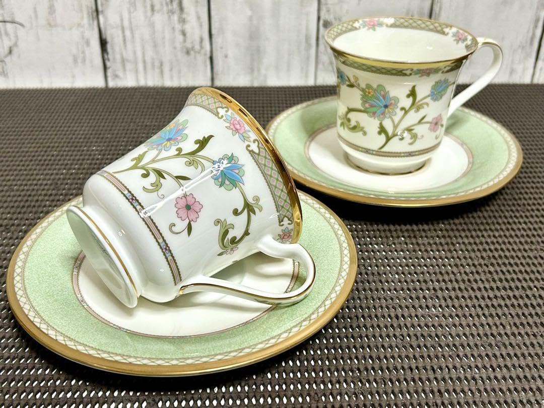 Noritake - ノリタケ　ヨシノ　カップ&amp;ソーサー　2客 Noritake ノリタケ ヨシノ カップ＆ソーサー 2客 - メルカリ